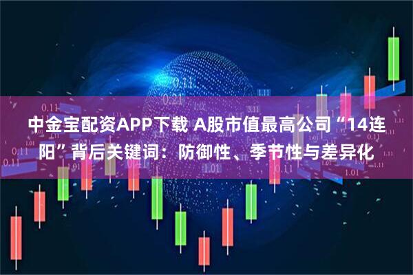 中金宝配资APP下载 A股市值最高公司“14连阳”背后关键词：防御性、季节性与差异化