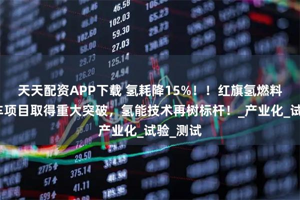 天天配资APP下载 氢耗降15%！！红旗氢燃料电池汽车项目取得重大突破，氢能技术再树标杆！_产业化_试验_测试