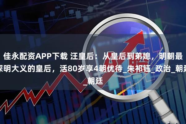 佳永配资APP下载 汪皇后：从皇后到弟媳，明朝最深明大义的皇后，活80岁享4朝优待_朱祁钰_政治_朝廷