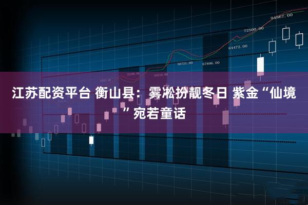 江苏配资平台 衡山县：雾凇扮靓冬日 紫金“仙境”宛若童话