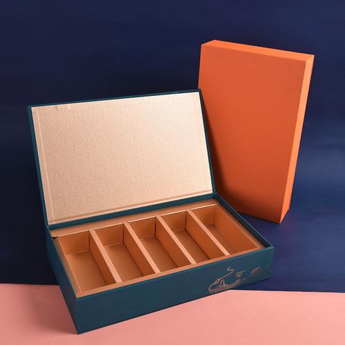 翻盖书型礼盒茶叶盒印刷茶饼绿茶包装创意小罐茶茶叶礼盒空盒定制